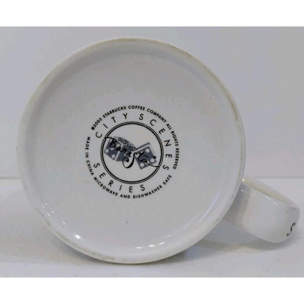 Starbucks Las Vegas City Scenes Barista Series 2003 Collectors Coffee Mug Cup - Picture 6 of 6